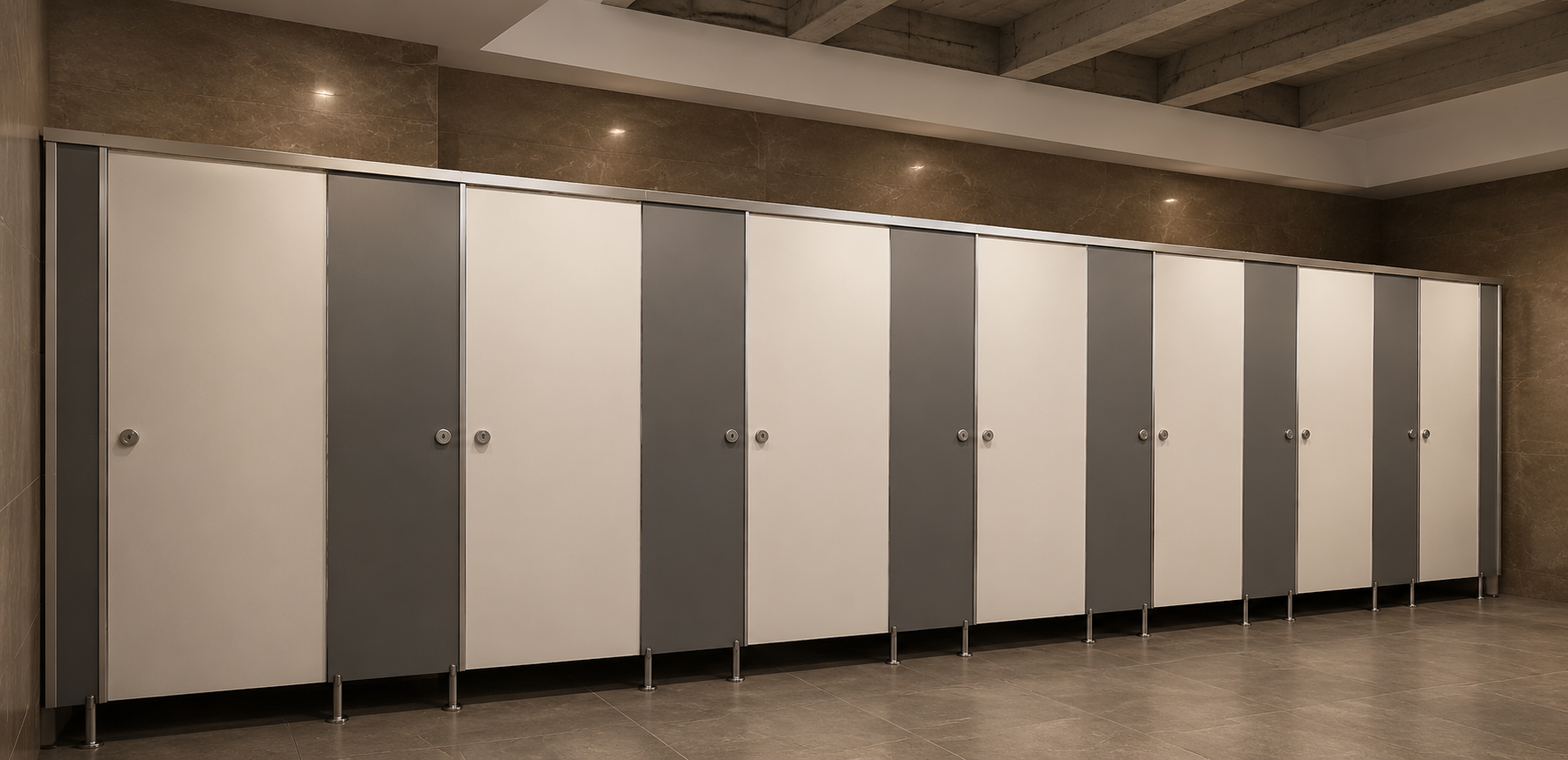 Modern Toilet Cubicle Systems