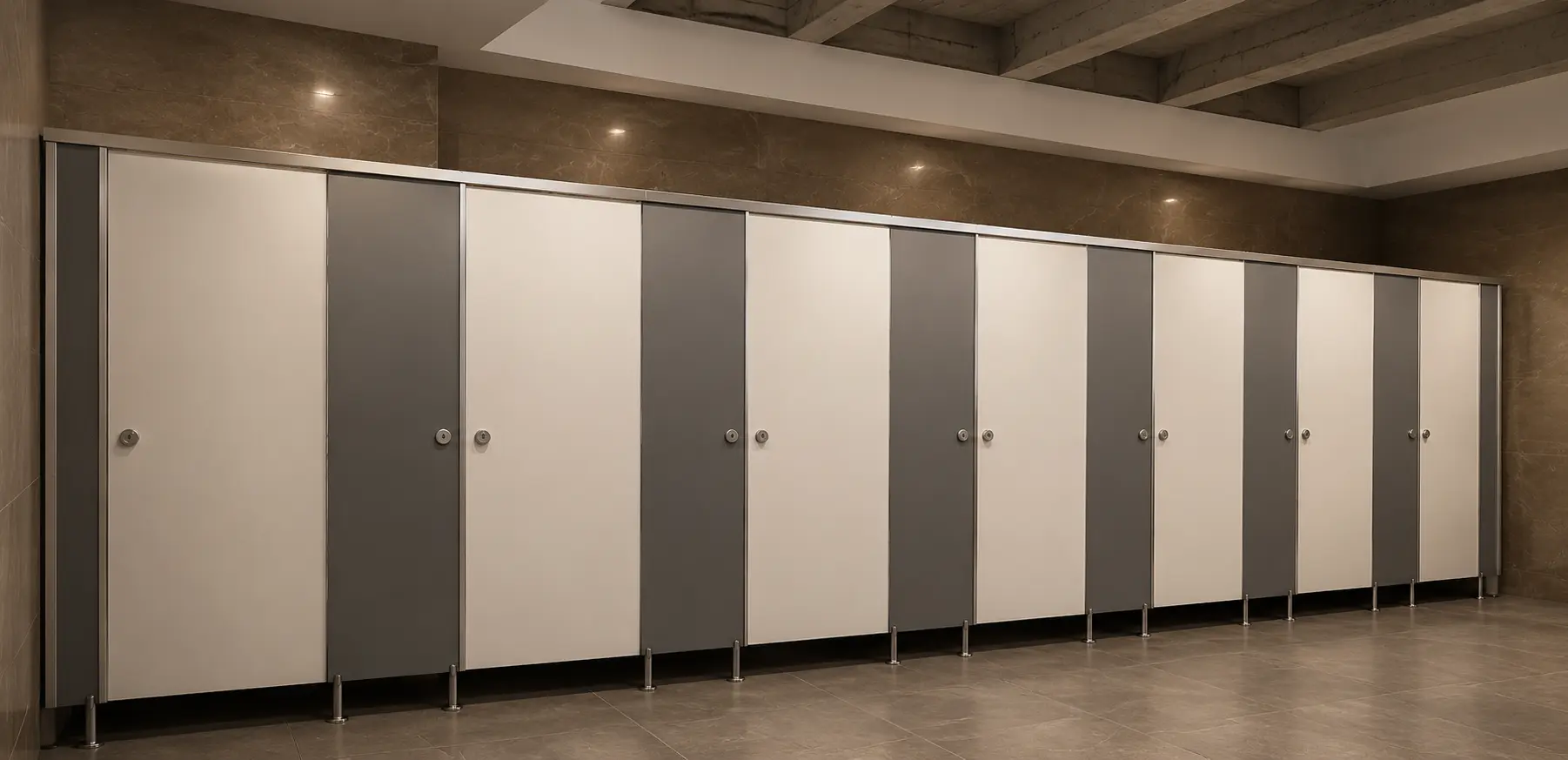 Modern Toilet Cubicle Systems